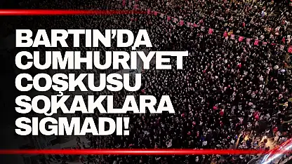 Bartın'da Cumhuriyet Bayramı Coşkusu