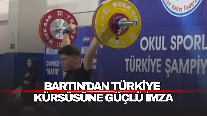 Bartın'dan Türkiye Kürsüsüne Güçlü İmza