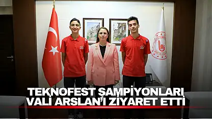 Bartın'ın Gururu Türkiye Şampiyonlarından Vali Arslan'a Ziyaret