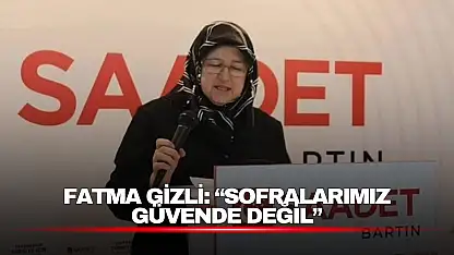 Fatma Gizli: 'Sofralarımız Güvende Değil'