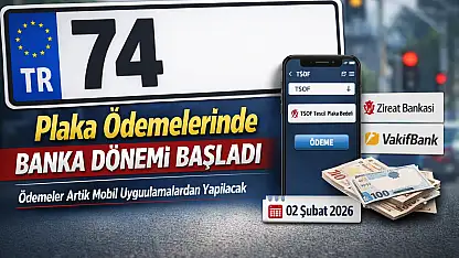 Plaka Ödemelerinde Banka Dönemi Başladı
