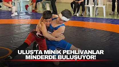 Ulus'ta Minik Pehlivanlar Minderde Buluşuyor!