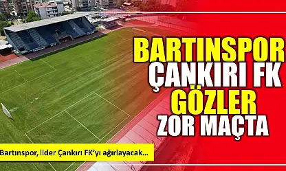 Kırmızı hattaki Bartınspor lideri ağırlayacak