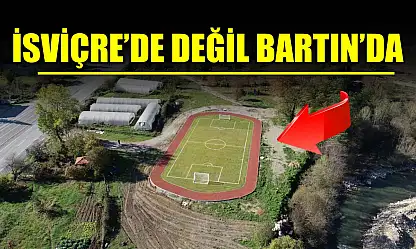 Köye modern futbol sahası