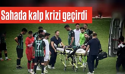 Sahada kalp krizi geçirdi