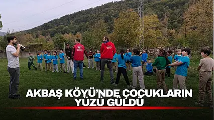Akbaş Köyü'nde Çocukların Yüzü Güldü