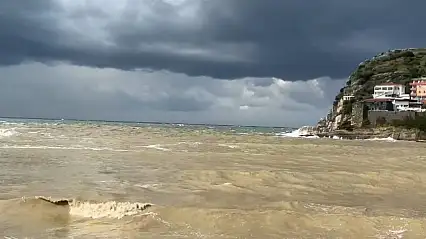 Amasra bir günde 4 mevsimi yaşadı