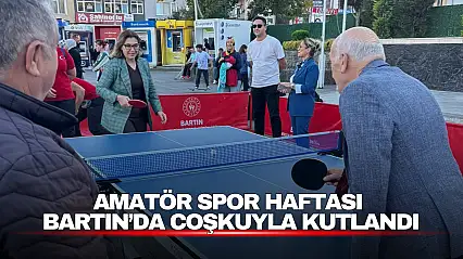 Amatör Spor Haftası Bartın'da Coşkuyla Kutlandı