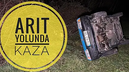 Arıt yolunda kaza
