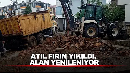 Atıl Durumdaki Fırın Yıkıldı