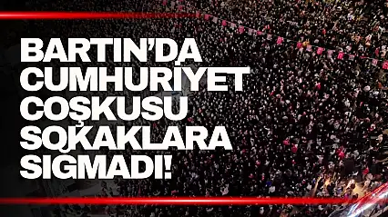 Bartın'da Cumhuriyet Bayramı Coşkusu