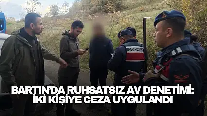 Bartın'da Ruhsatsız Av Denetimi: İki Kişiye Ceza Uygulandı