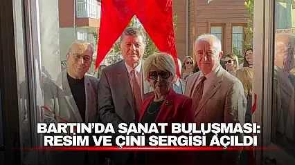 Bartın'da Sanat Buluşması: Resim ve Çini Sergisi Açıldı
