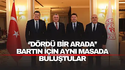 Bartın için aynı masada buluştular