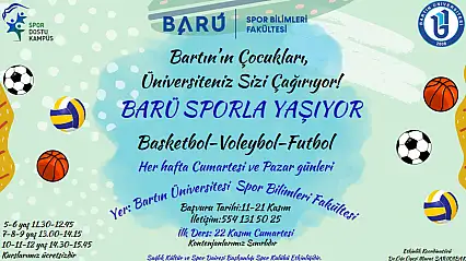 BARÜ'DE ücretsiz spor kursları başladı