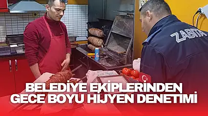 Belediye Ekiplerinden Hijyen Denetimi