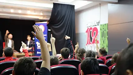 BEUN Bilim Kafede öğrenciler şiddete 'Hayır' dedi