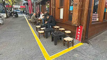 Boyalı çizgiyi geçmek yasak