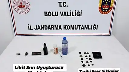 Durdurulan araçta uyuşturucu hammaddesi çıktı
