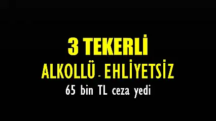 Elektrikli motor sürücüsüne 65 bin TL ceza