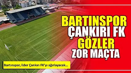 Kırmızı hattaki Bartınspor lideri ağırlayacak