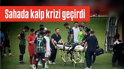 Sahada kalp krizi geçirdi