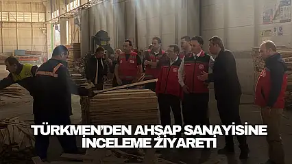 Türkmen'den Ahşap Sanayisine İnceleme Ziyareti