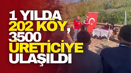 Yılda 202 Köy, 3500 Üreticiye Ulaşıldı