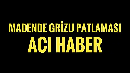 Zonguldak'ta acı olay