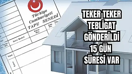 Ev, arsa alanlar dikkat!