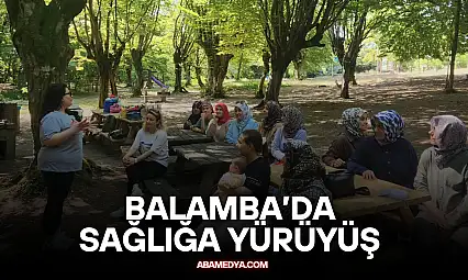 Balamba'da Sağlığa Yürüyüş