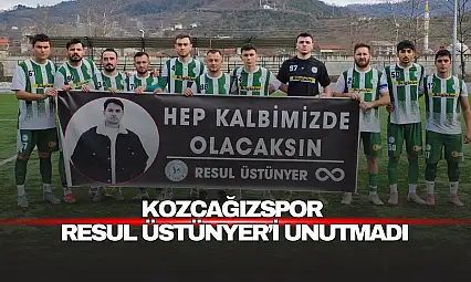 Kozcağızspor Resul Üstünyer'i Unutmadı