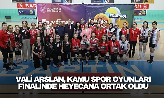 Vali Arslan, Kamu Spor Oyunları Finalinde Heyecana Ortak Oldu