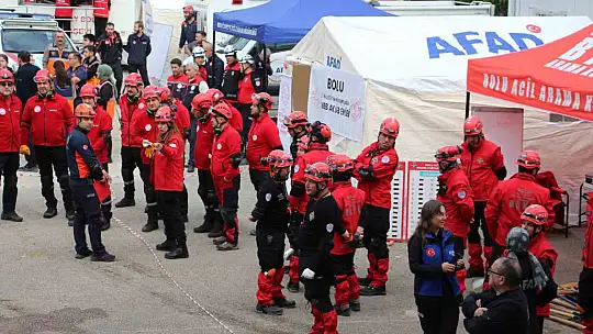 'Bolu'da 5.8'lik deprem' senaryosu gerçeğini aratmadı