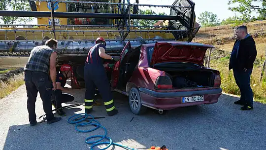1 kişinin öldüğü kazayla ilgili biçerdöver sürücüsü tutuklandı