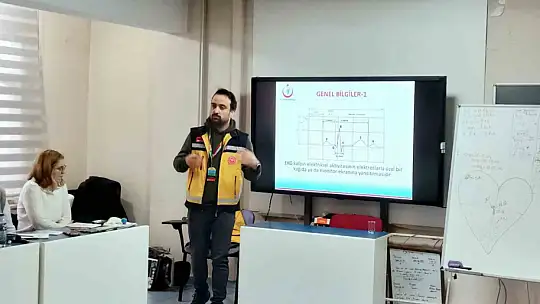 112 personeli eğitimden geçti