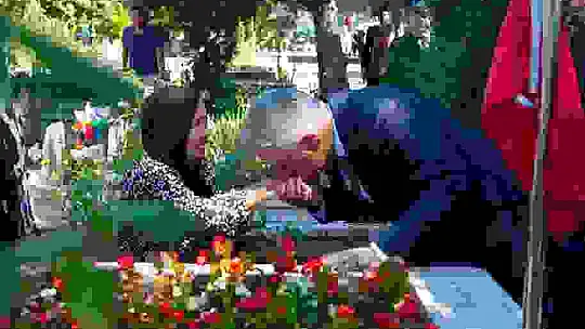 15 Temmuz şehidi Ufuk Baysan kabri başında anıldı