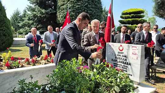 15 Temmuz şehidini silah arkadaşları unutmadı