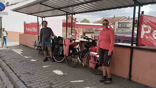2 bin 300 km pedal çeviren Alman karı koca Türkiye'yi geziyor