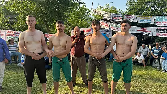 Sarıfasıl güreşleri nefes kesti
