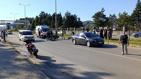 Yaya geçidinde kaza