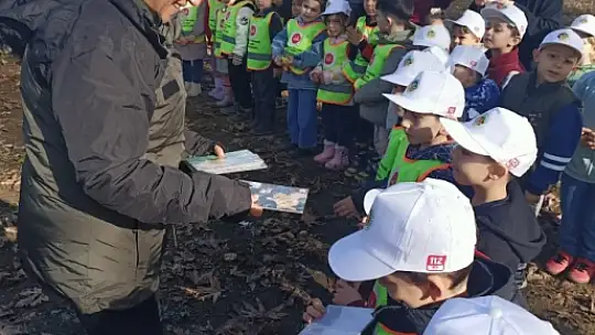 4-6 yaş Kur'an kursu öğrencileri fidan dikti