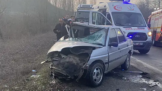 Bartın'da feci kaza