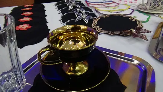 5 aylık kursu başarıyla tamamlayan maharetli kadınlar ürünlerini sergiledi
