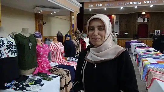 5 aylık kursu başarıyla tamamlayan maharetli kadınlar ürünlerini sergiledi