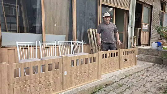 50 yılda 63 camiye mihrap ve minber yaptı