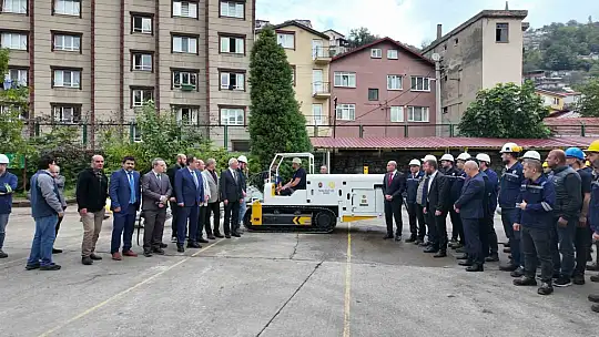 500 bin dolara ithal edilen maden makinesini Zonguldak'ta 200 bin dolara geliştirdiler