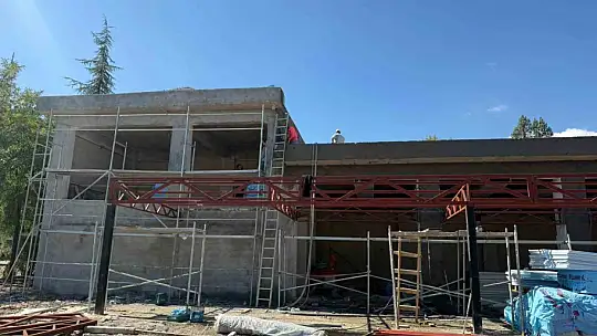 5000 Evler'de Sosyal Tesis Çalışmaları Sürüyor