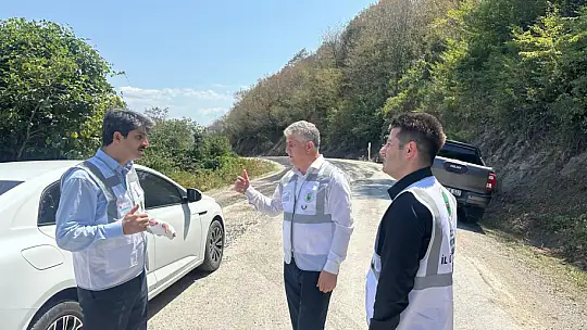 Trafiğe kapatıldı çalışmalar başladı