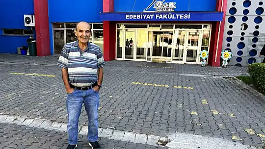 60 yaşında üniversiteli oldu, gençlere örnek oldu